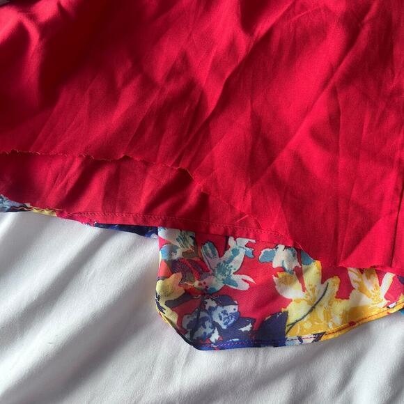 ✨Lulus Floral Cold Shoulder Maxi Dress Women’s Small Multicolor Ruffle Hem Boho - Picture 10 of 10